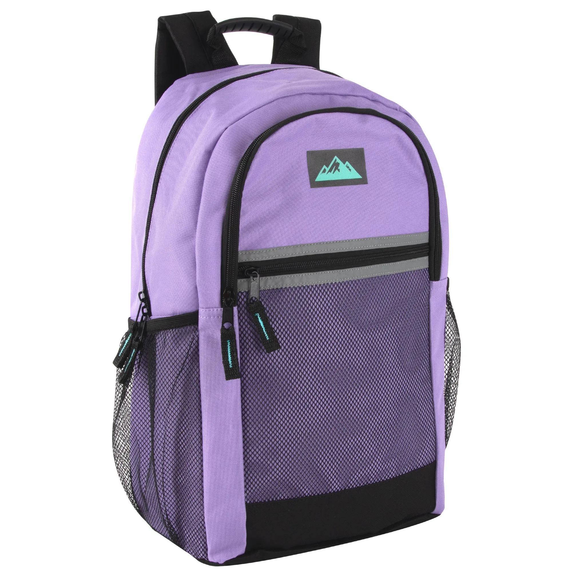 18-Inch Multi-Pocket Reflective Backpack -  3 Girls Colors