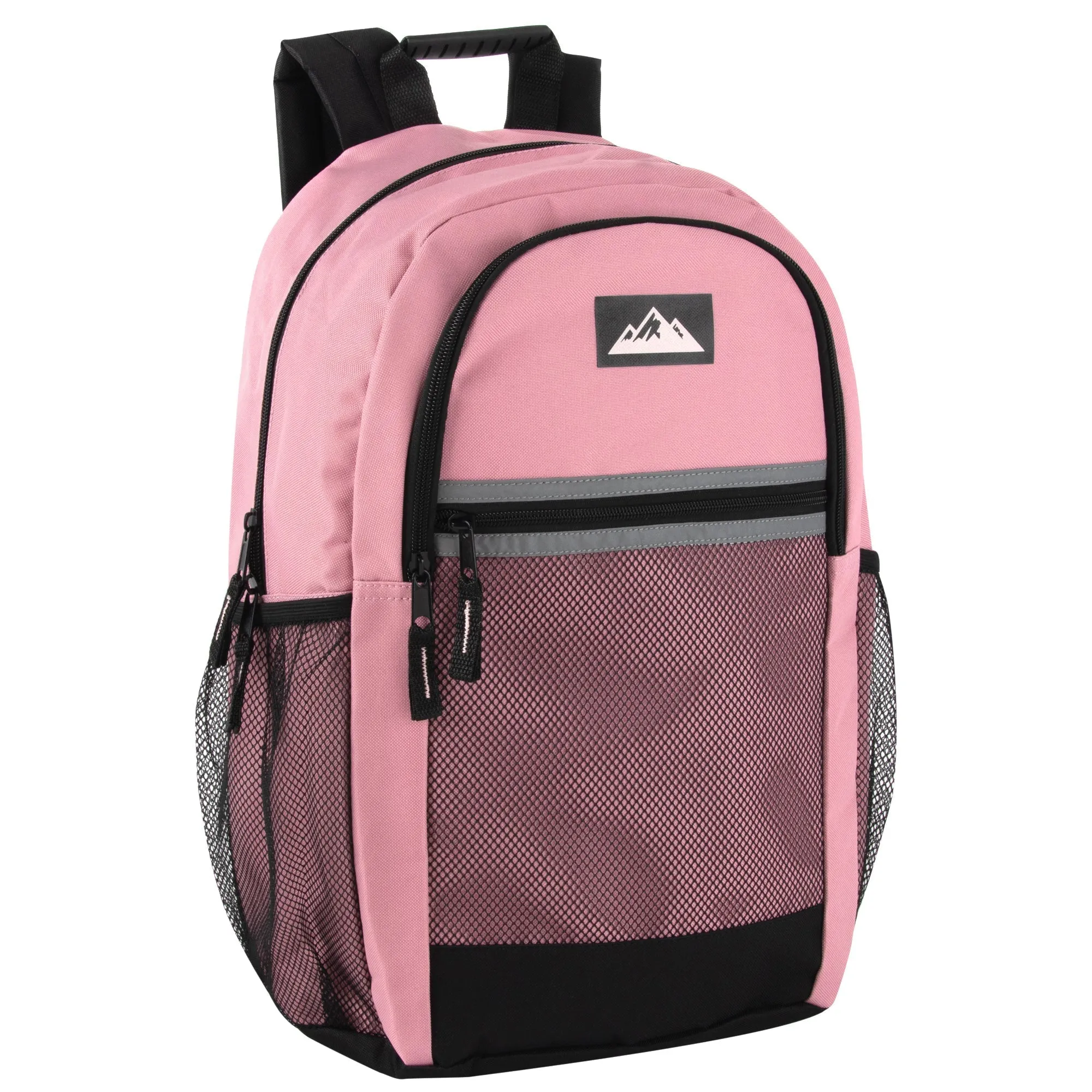 18-Inch Multi-Pocket Reflective Backpack -  3 Girls Colors