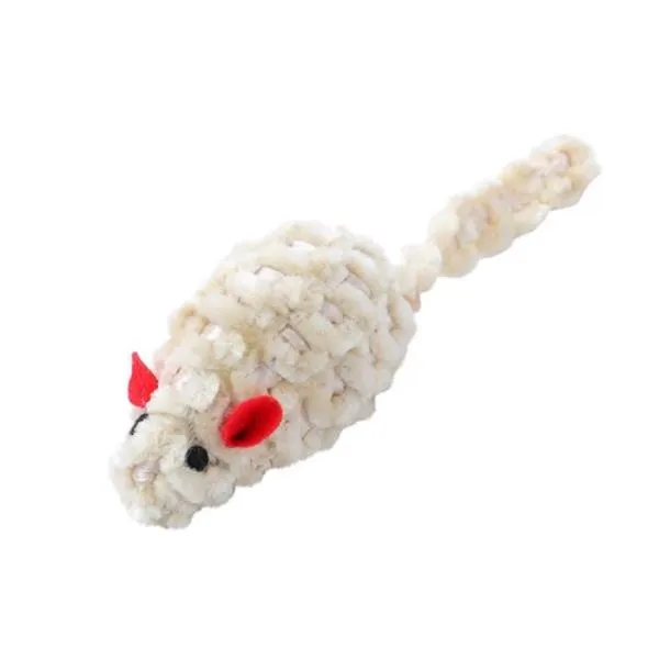 2 Pack Cara Cat Chenille Cat Toy - 7cm x 3cm x 3cm