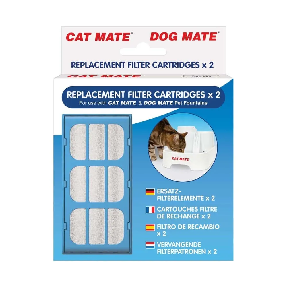 Ani Mate Replacement Filter Cartridges Blue 2 Pack
