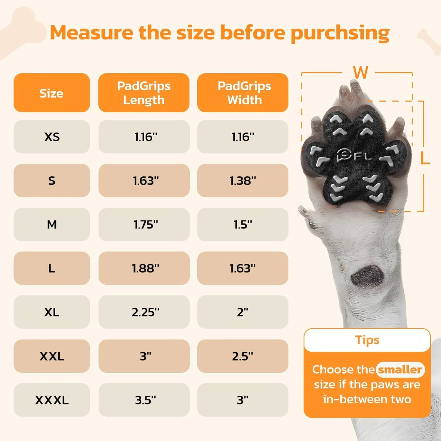 Anti-Slip Dog Paw Protector Pads for Senior Dogs, Dog Paw Black Stickers with Strong Traction on Hardwood Floor, Dog Essentials,12sets(48pcs) XXL (61-80lbs)