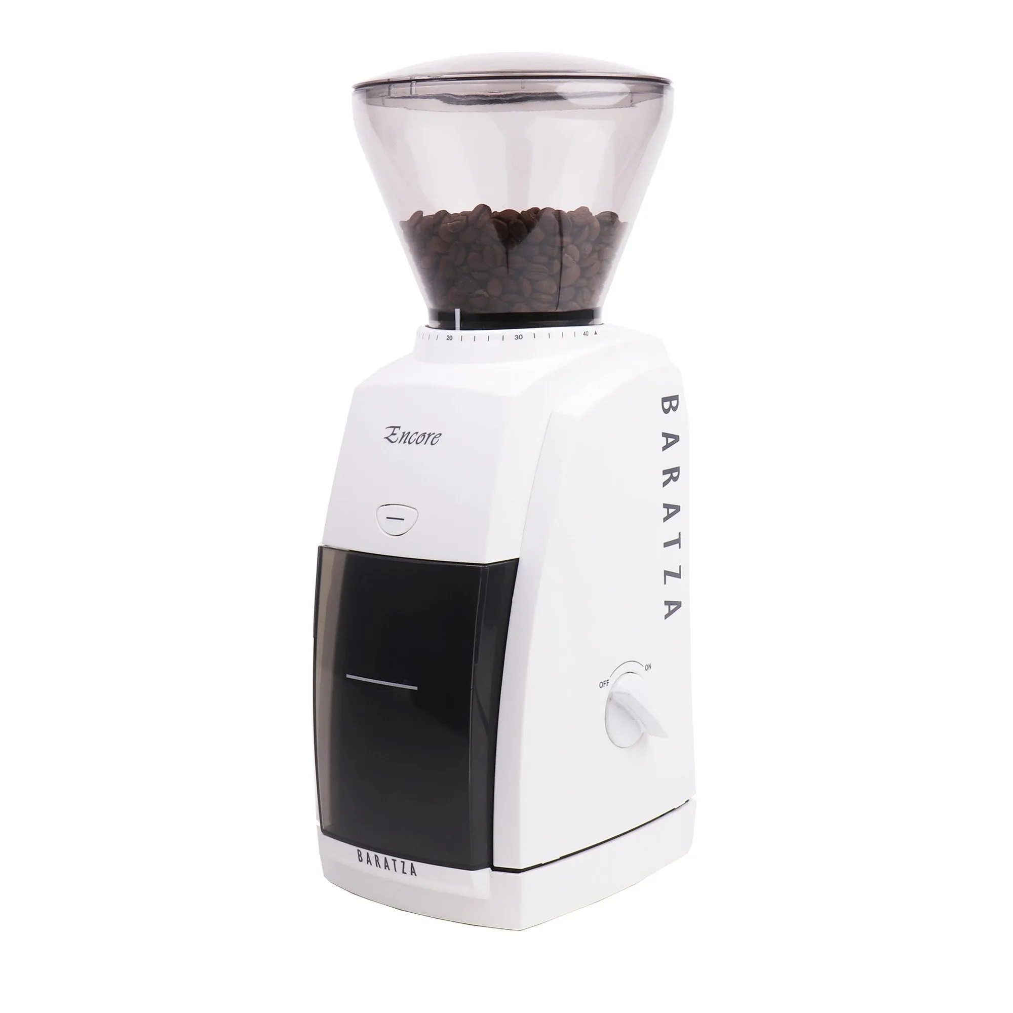 Baratza Encore Conical Burr Coffee Grinder, White