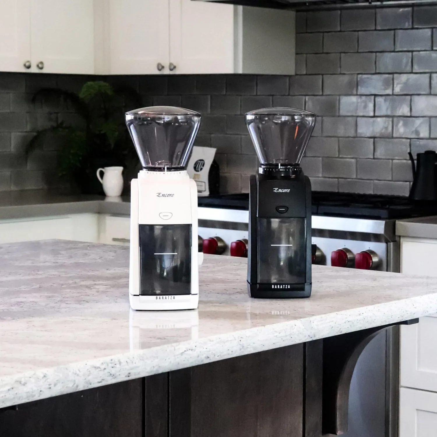 Baratza Encore Conical Burr Coffee Grinder, White