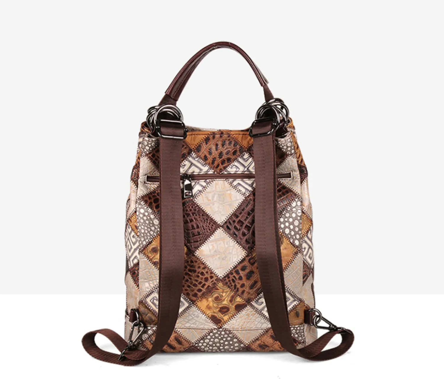 Boho Womens Bucket Backpack Purse Western Backpack
