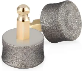 Boshel Dog Nail Grinder Replacement Head - Pet Nail Grinder Diamond Tip Replacement - 2 Pack Professional Dog Claw Smoothing Grinder Bits, Safe and Painless Replaceable Diamond Nail Grinder Tips