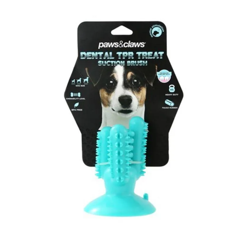 Cactus Suction Dental Treat TPR Toy - 13cm x 6cm x 6cm