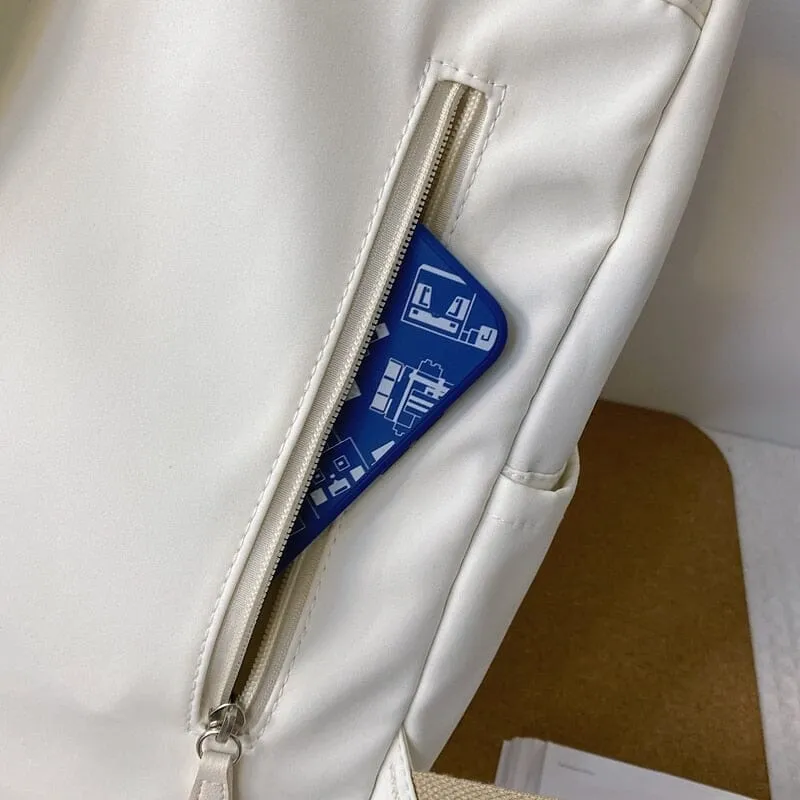 Cute and Compact Solid Color Canvas Backpacks