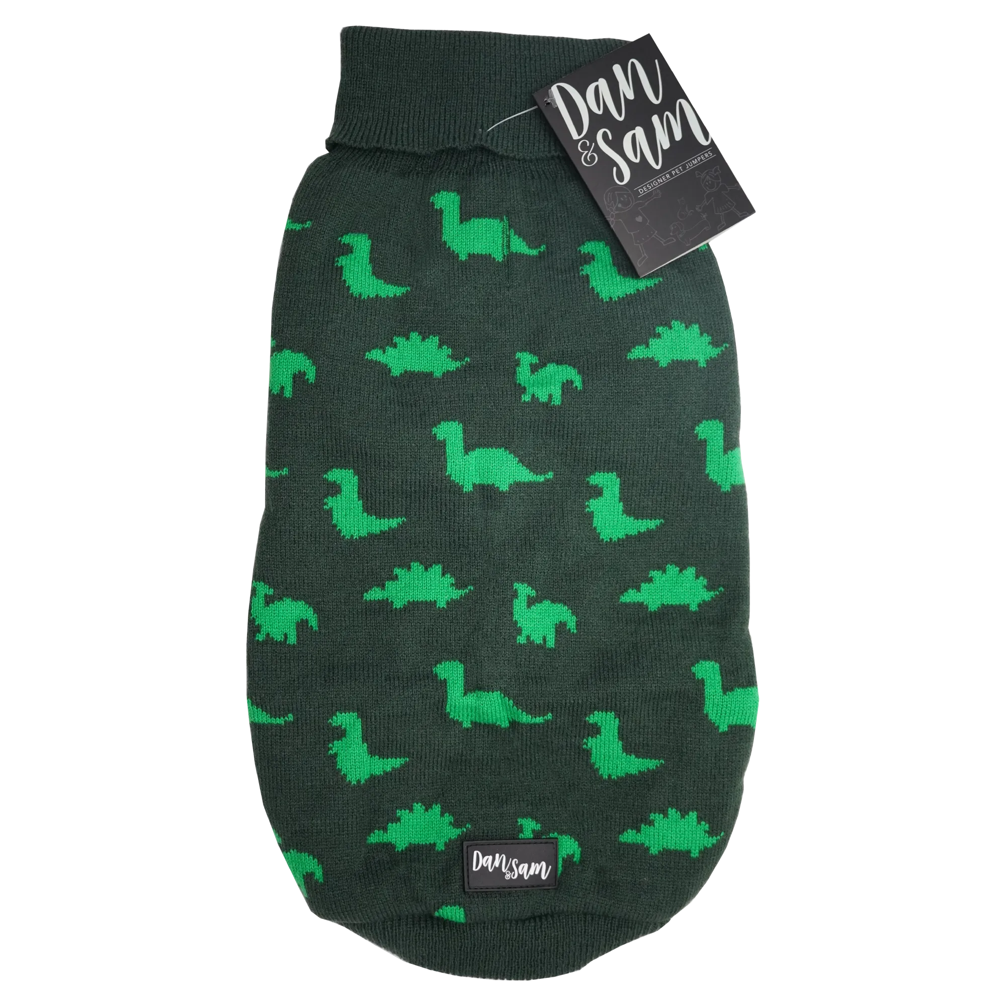 Dan & Sam - Dog Jumper (Dinosaur Land) - 45cm