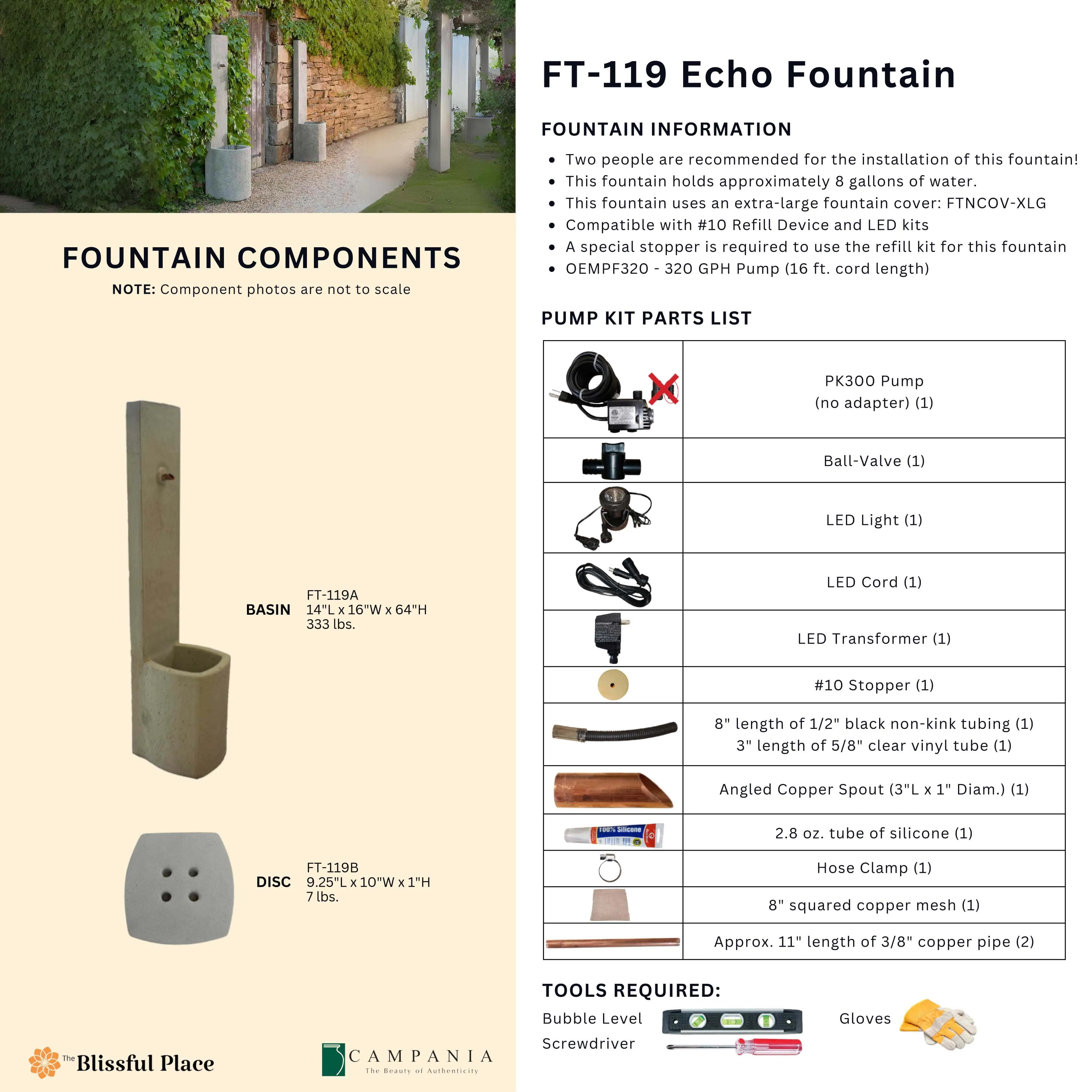 Echo Fountain Campania International