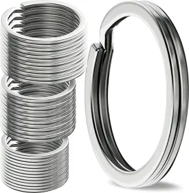 GABOX Medical-Grade 316L Stainless Steel Key Ring Ideal for Marine Enthusiast Pet Accessories Dog Tag Car DIY Handmade Craft