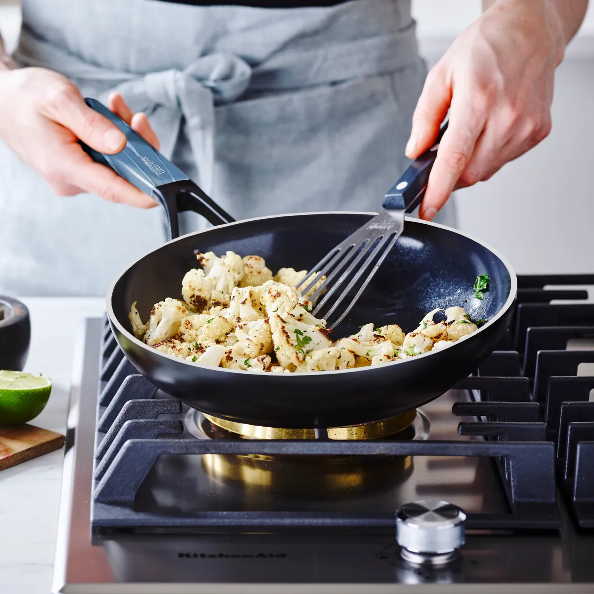 GreenPan Design Series 6-Piece Ceramic Nonstick Cookware Set | Lapis Blue