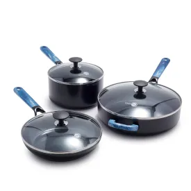 GreenPan Design Series 6-Piece Ceramic Nonstick Cookware Set | Lapis Blue