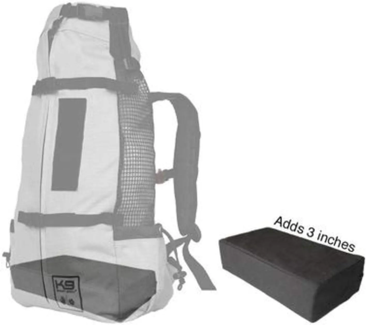 K9 Sport Sack | Foam Booster Block Dog Backpack Carrier - Booster Block Only, Bag NOT Included (XS/Small)
