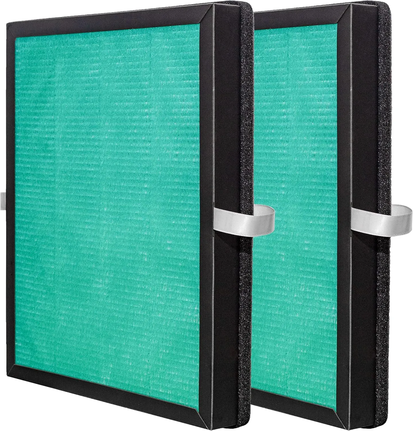 MK04 MG04JH True HEPA Replacement Filter, Compatible with MG04JH MK04 Air Purifier, Compare to Part# MK04LX, 2Pack (MK04 Green)