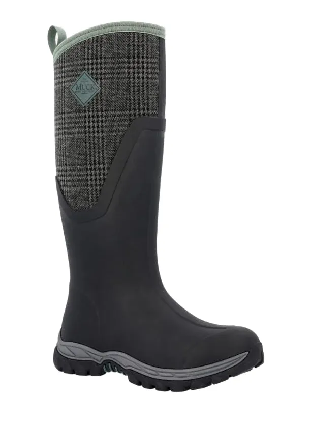Muck Women's Arctic Sport II Tall Black Plaid
