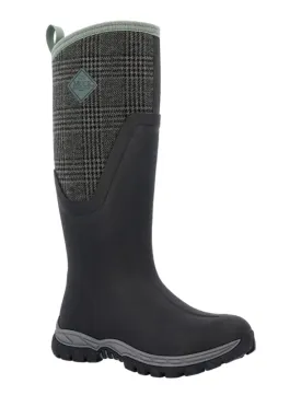 Muck Women's Arctic Sport II Tall Black Plaid