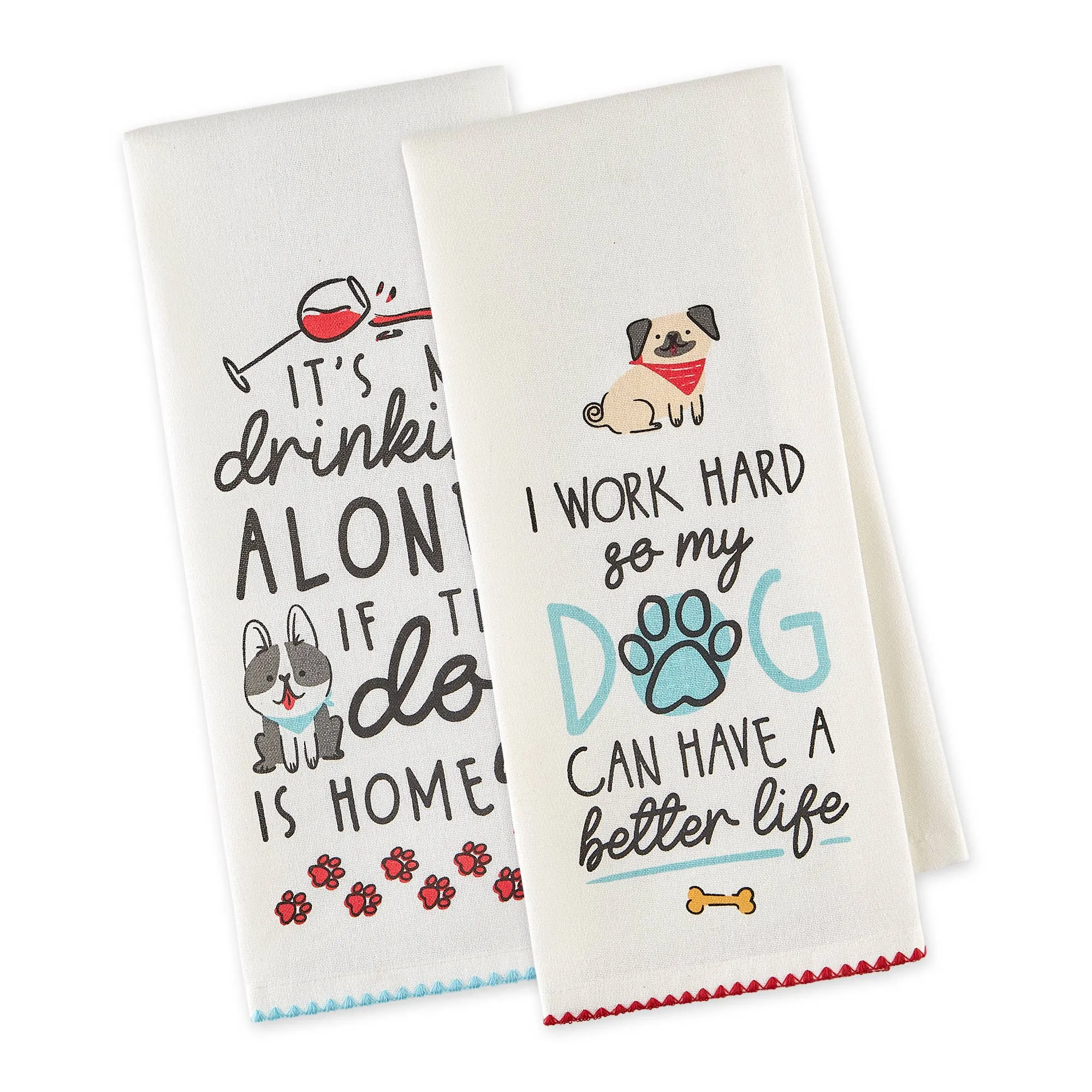 Mutts About You Dishtowels Mixed Dozen