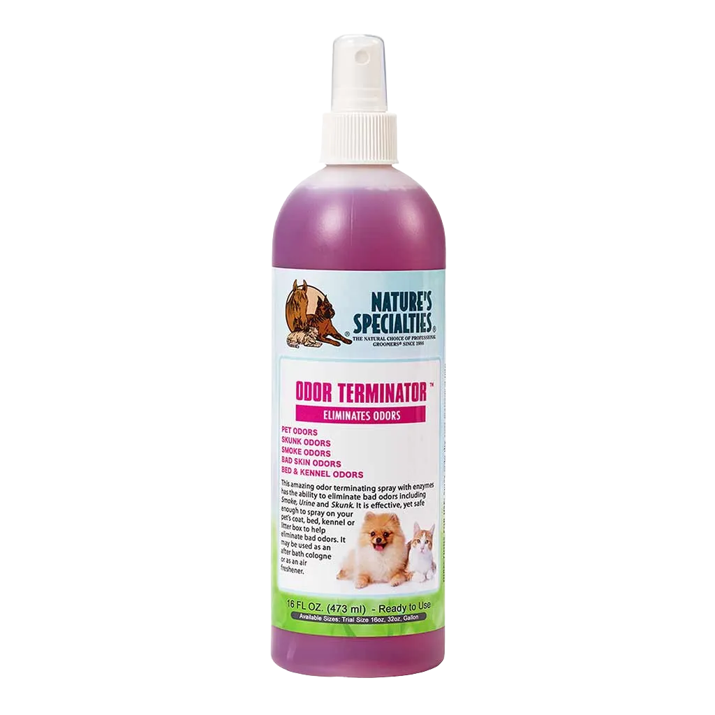Odor Terminator Deodorizing Spray 16oz by Nature's Specialties