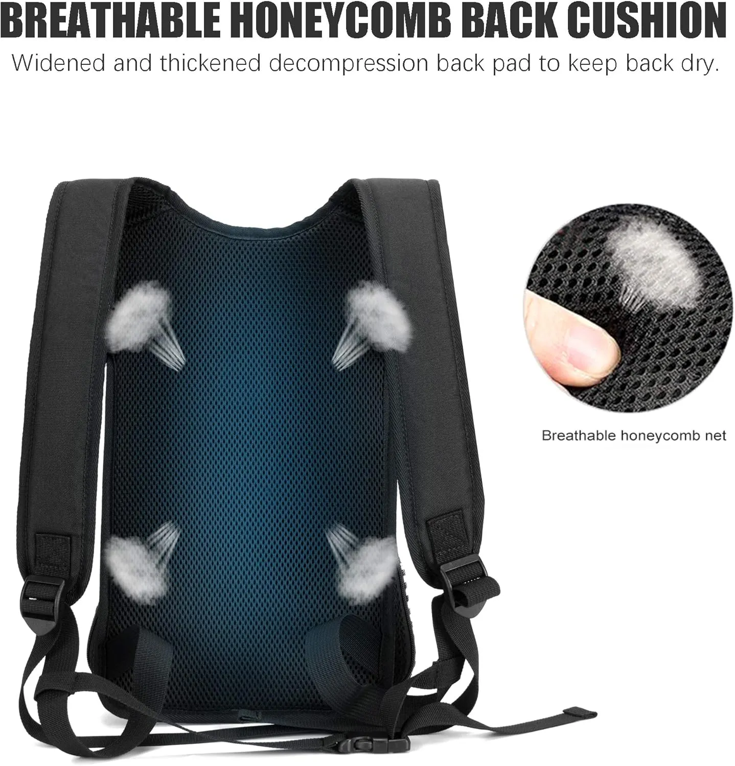 Pet Front Dog Carrier Backpacks, Adjustable Dog Backpack Carrier, Comfortable Shoulder Straps, Soft Sponge Cushion, Designed to Fit Pets, S Size, 2-7LB