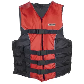 Red 4-Belt Life Jacket