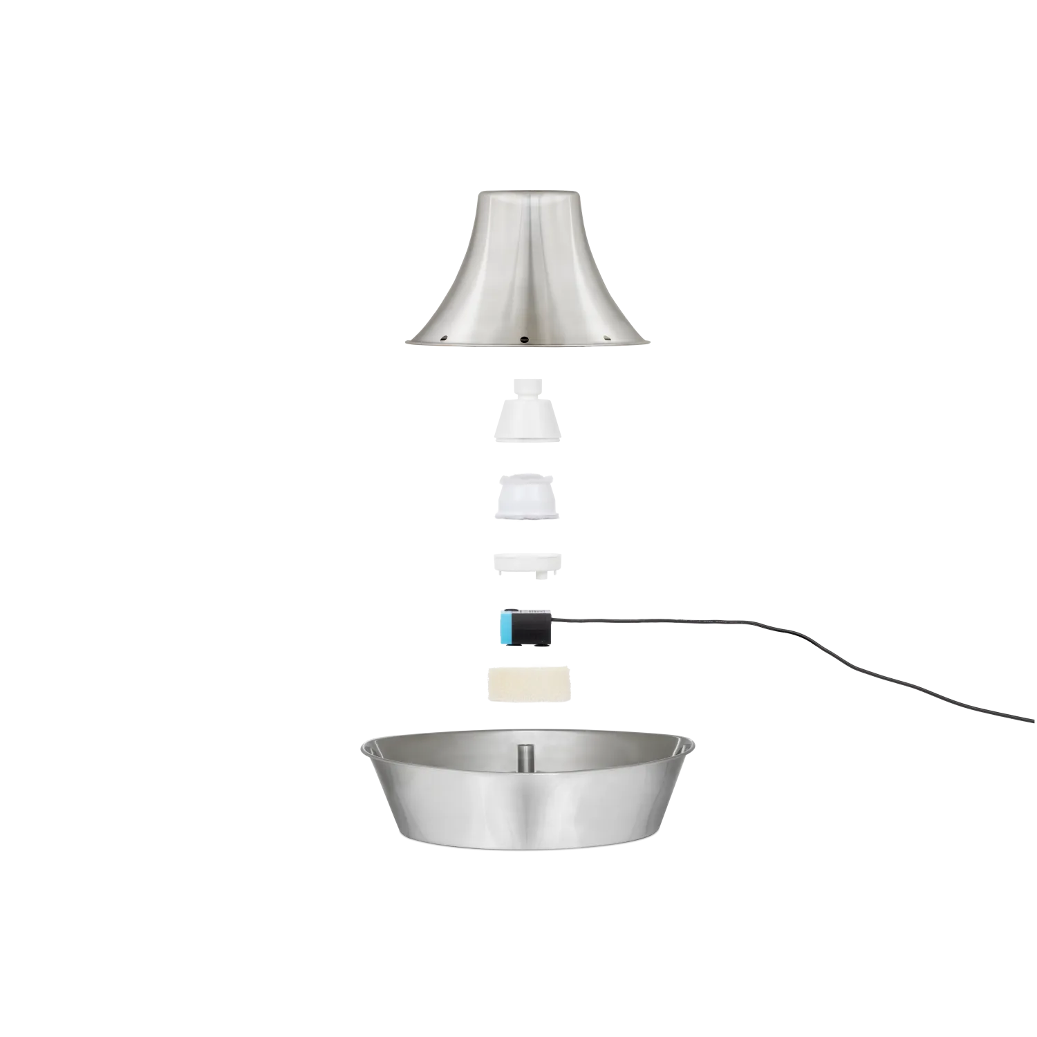 Seaside Stainless Steel Pet Fountain