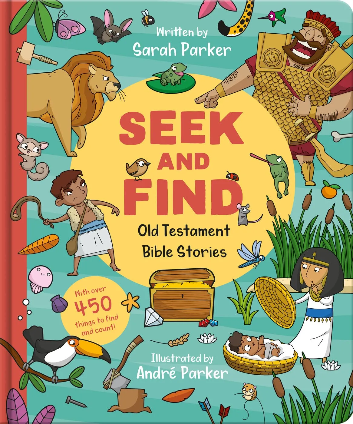 Seek and Find: Old Testament Bible Stories: With over 450 things to find and count! (Fun interactive Christian book to gift kids ages 2-5) Board book  Picture Book, May 1, 2020