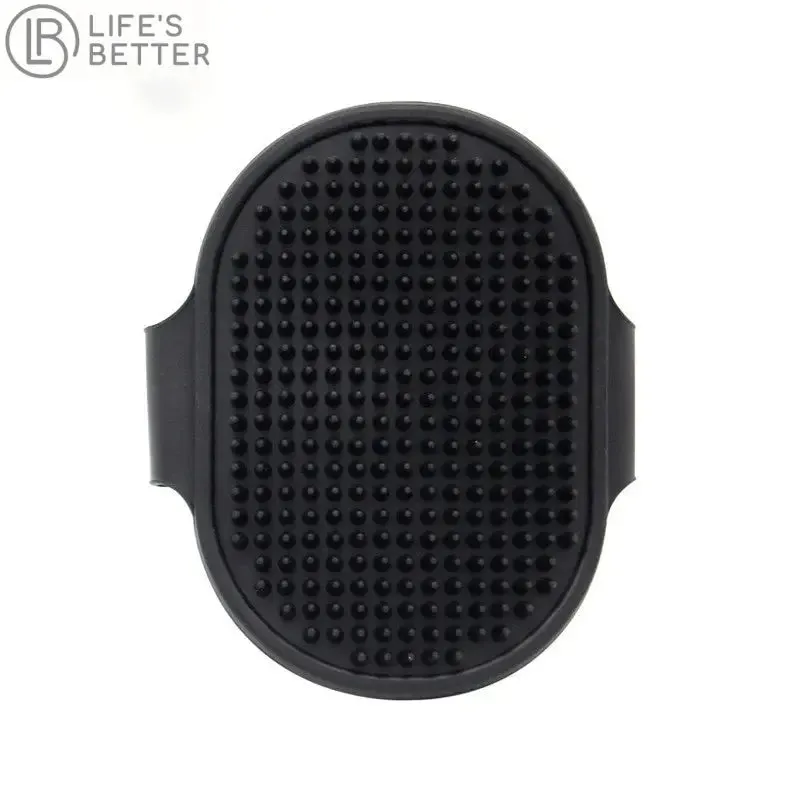 Soft Rubber Pet Washing Grooming Brush