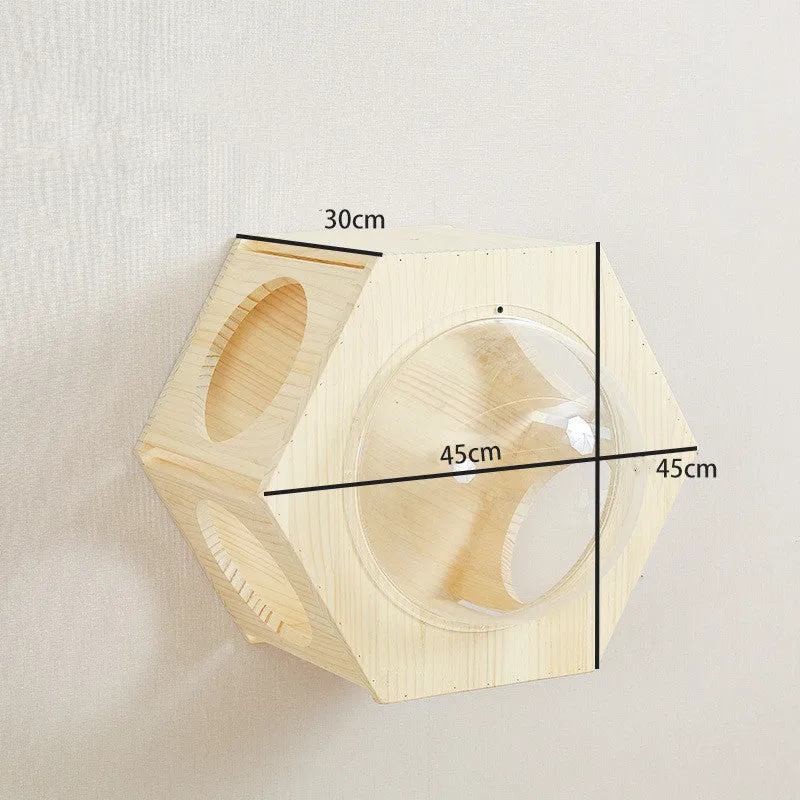 Solid Wood Cat Climbing Cat Wall