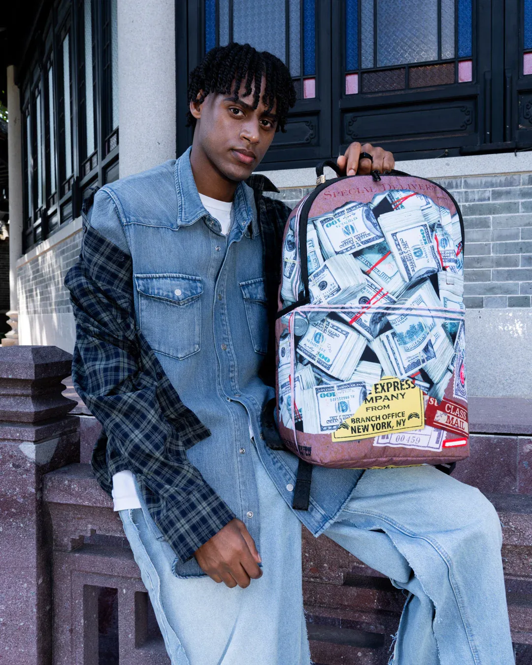 Sprayground Torn Packaging Overnight Express Backpack