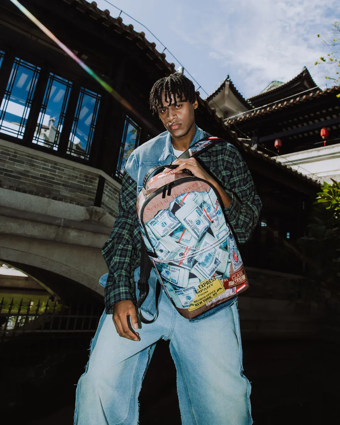 Sprayground Torn Packaging Overnight Express Backpack