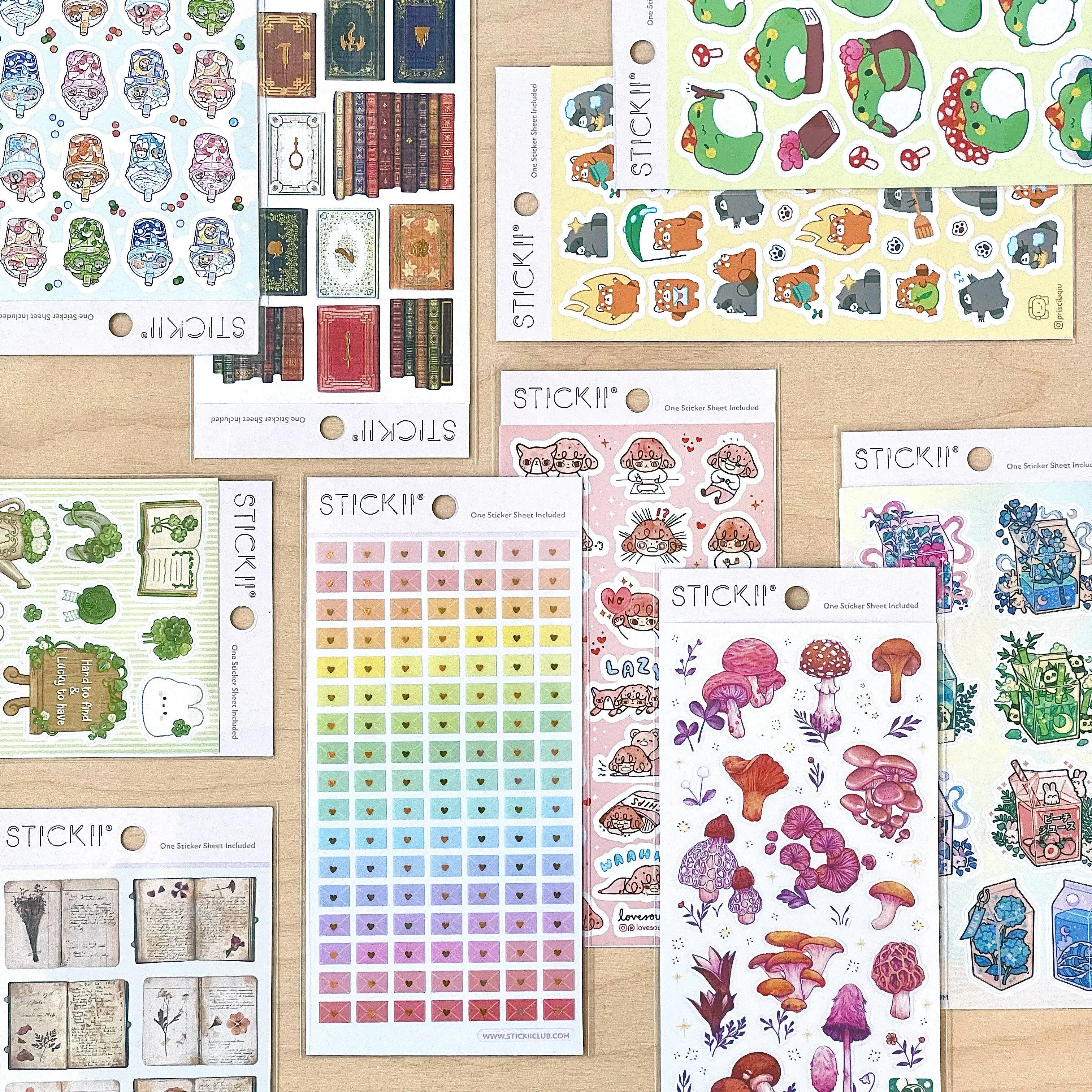 STICKII - The Traveler Sticker Sheet