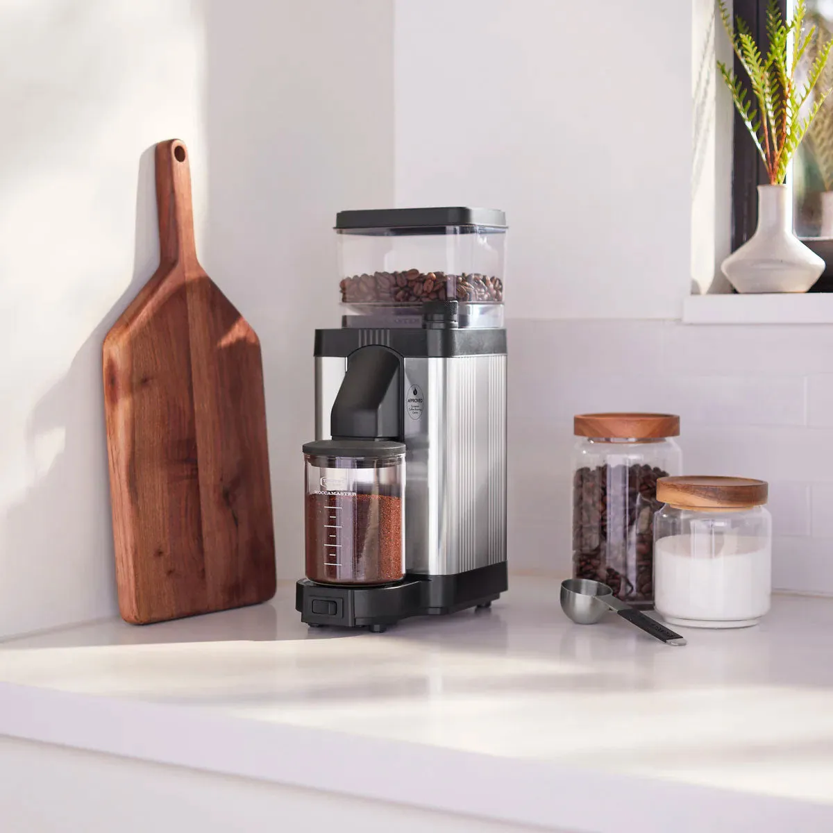 Technivorm KM5 Burr Coffee Grinder, Silver #49520