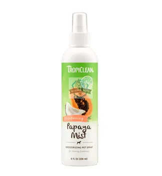 Tropiclean Papaya Mist Deodorizing Pet Spray Cologne