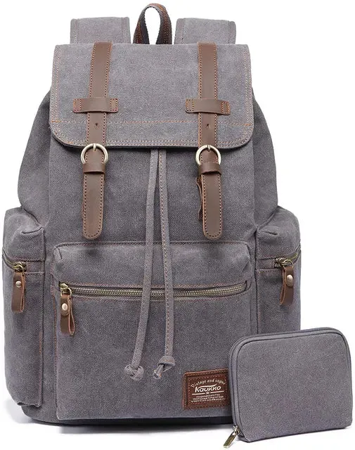 Vintage canvas Backpacks Bags Travel Students Casual For Hiking Travel Camping Backpack