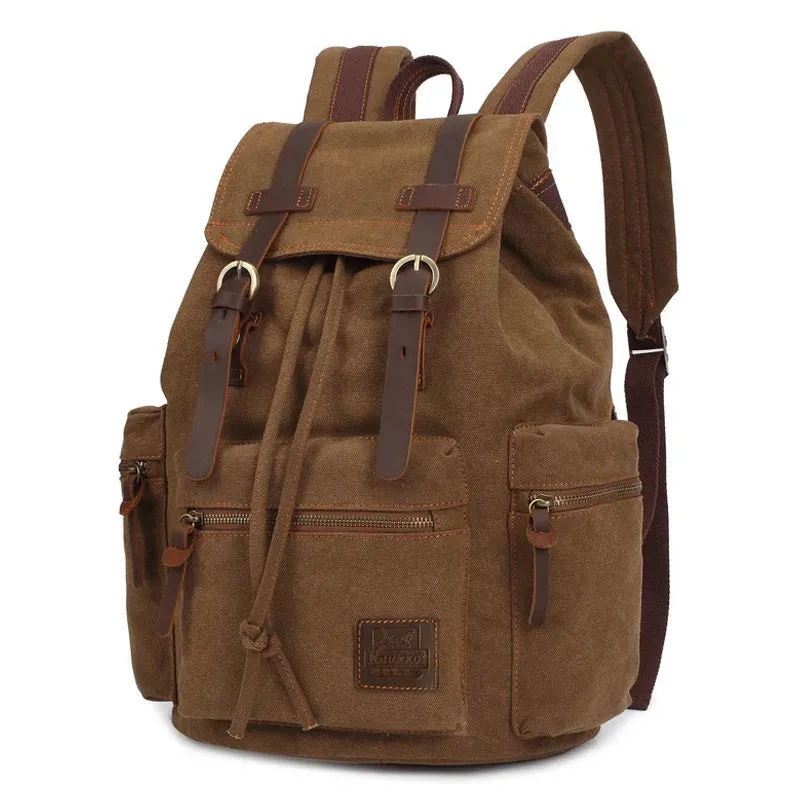 Vintage canvas Backpacks Bags Travel Students Casual For Hiking Travel Camping Backpack