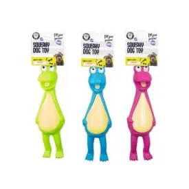 Vinyl Frog Dog Toy - 23cm