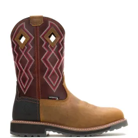 Wolverine Men's Rancher Pro HyperRest® Pull-On Composite-Toe Work Wellington - Rust