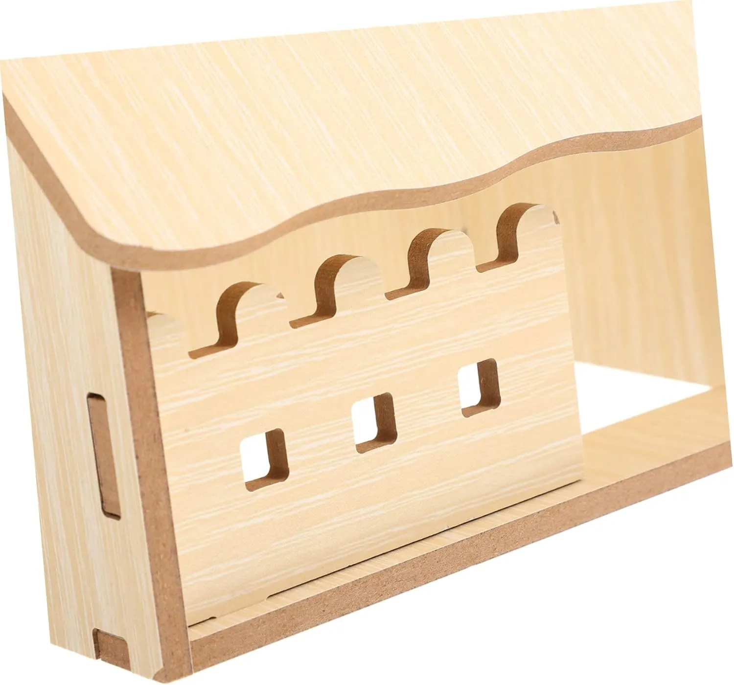 YARNOW Wooden Hamster Hideout Guinea Pig House Assembling One-Bedroom Multi-Chamber Cabin Safe for Pet